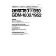 SONY GDM-1602 Manual de Usuario