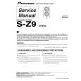 PIONEER S-Z9/XTW/UC Manual de Servicio