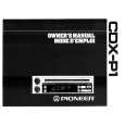 PIONEER CDX-P1 Manual de Usuario