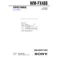 SONY WMFX488 Manual de Servicio