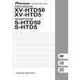 PIONEER XV-HTD50/MYXJ Manual de Usuario
