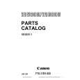 CANON IR5000 Catálogo de piezas