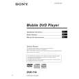 SONY DVX-11A Manual de Usuario
