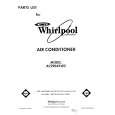 WHIRLPOOL AC2904XW2 Catálogo de piezas
