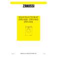 ZANUSSI ZWG6121 Manual de Usuario