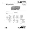 SONY TA-EX100 Manual de Servicio