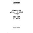 ZANUSSI ZCC5608 Manual de Usuario