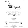 WHIRLPOOL SF5100EKW0 Catálogo de piezas