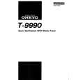 ONKYO T-9990 Manual de Usuario