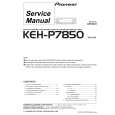 PIONEER KEH-P7850/XN/ES Manual de Servicio