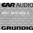 GRUNDIG WKC4870RDSA Manual de Usuario