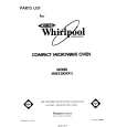 WHIRLPOOL MW3200XP2 Catálogo de piezas