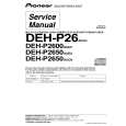 PIONEER DEH-P2600-3 Manual de Servicio