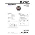 SONY XSV1632 Manual de Servicio