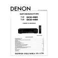 DENON DCD-580 Manual de Servicio