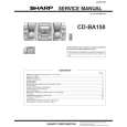 SHARP CD-BA150 Manual de Servicio