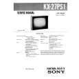 SONY KX27PS1 Manual de Servicio