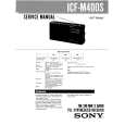 SONY ICFM400S Manual de Servicio