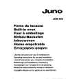 JUNO-ELECTROLUX JEB900E Manual de Usuario