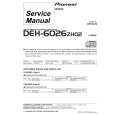 PIONEER DEH6026ZHO2 Manual de Servicio