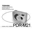 TOSHIBA PDR-M21 Manual de Usuario