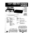 SONY CDP-400 Manual de Servicio
