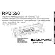 BLAUPUNKT RPD 550 Manual de Usuario