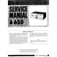 TEAC A-650 Manual de Servicio