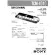 SONY TCM4040 Manual de Servicio