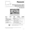 PANASONIC PT-52LCX15 Manual de Usuario