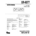 SONY XR6077 Manual de Servicio