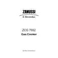 ZANUSSI ZCG7552XL Manual de Usuario