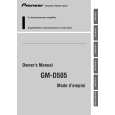 PIONEER GM-D505/XH/EW Manual de Usuario