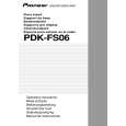 PIONEER PDK-FS06/E5 Manual de Usuario