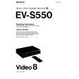 SONY EV-S550 Manual de Usuario