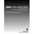 YAMAHA RX-395 Manual de Usuario