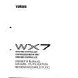 YAMAHA WX7 Manual de Usuario