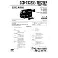 SONY CCD-TR323 Manual de Servicio