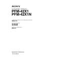 SONY PFM-42X1 Manual de Servicio