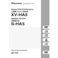 PIONEER XV-HA5/WLXJ Manual de Usuario